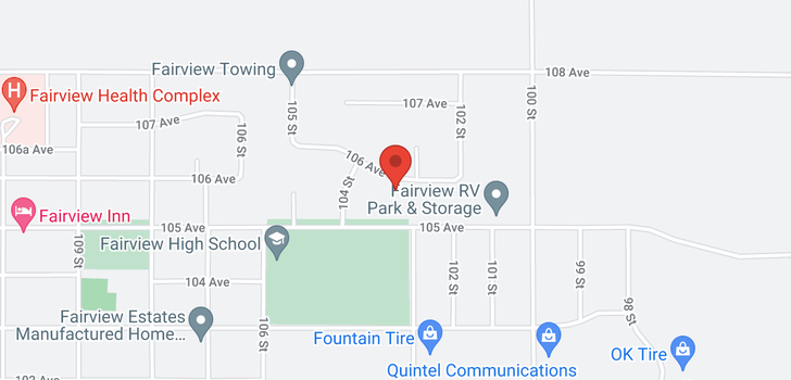 map of 10305 106 Avenue